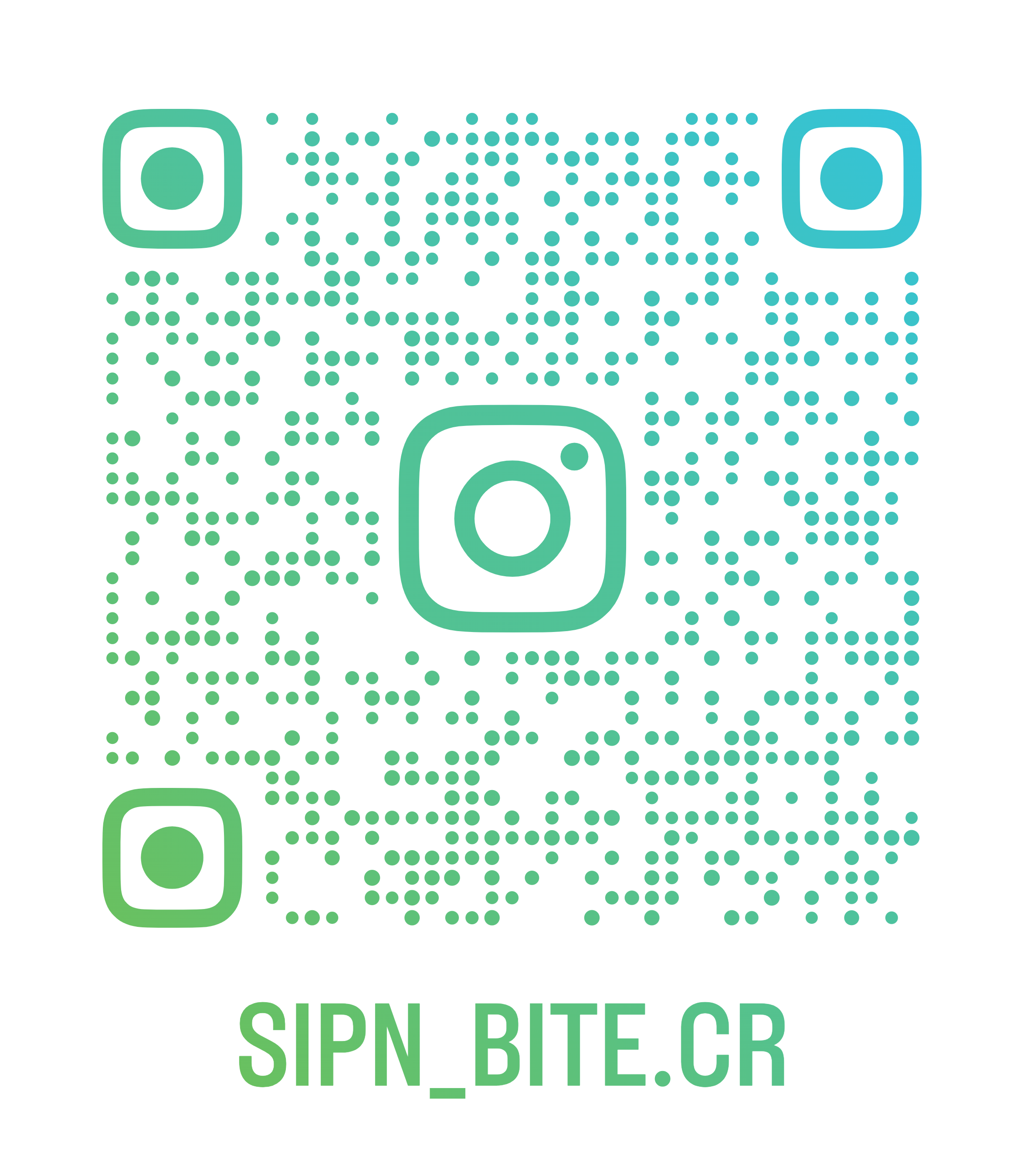 Código QR Instagram @sipn_bite.cr